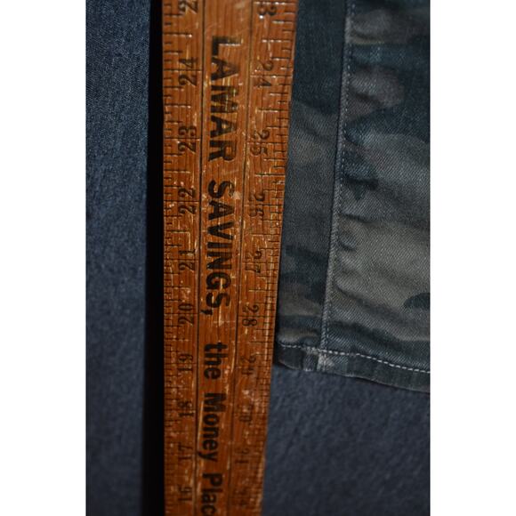 Lucky Brand Women's 10/30 Sofia Skinny Camo Pattern Denim Distressed Jeans - Picture 10 of 10